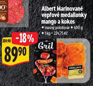 MARINOVAN VEPOV MEDAILONKY MANGO A KOKOS