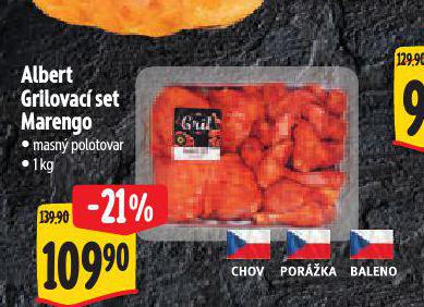 GRILOVAC SET MARENGO
