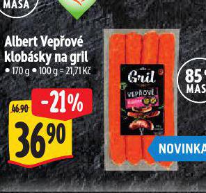 VEPOV KLOBSKY NA GRIL