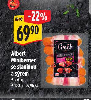 MINIBERNER SE SLANINOU A SREM