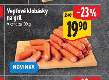 VEPOV KLOBSKY NA GRIL