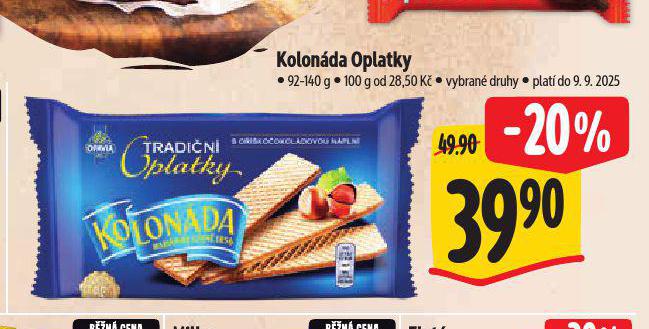 KOLONDA OPLATKY
