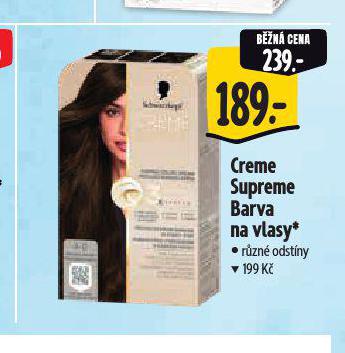 CREME SUPREME BARVA NA VLASY