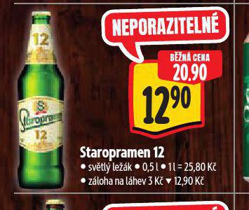 PIVO STAROPRAMEN 12