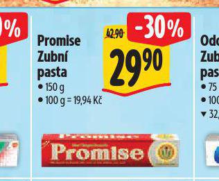 PROMISE ZUBN PASTA