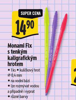 MONAMI FIX S TENKM KALIGRAFICKM HROTEM