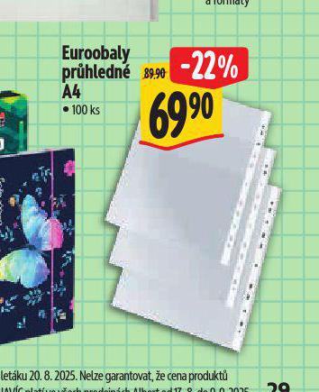 A4 EUROOBALY PRHLEDN