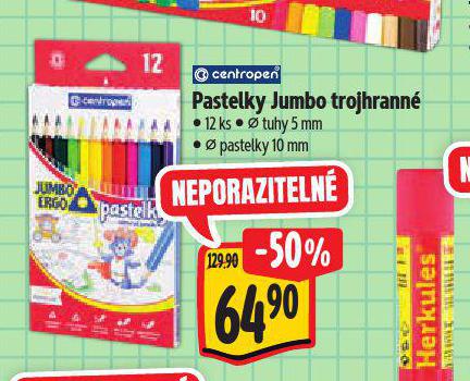 PASTELKY JUMBO TROJHRANN