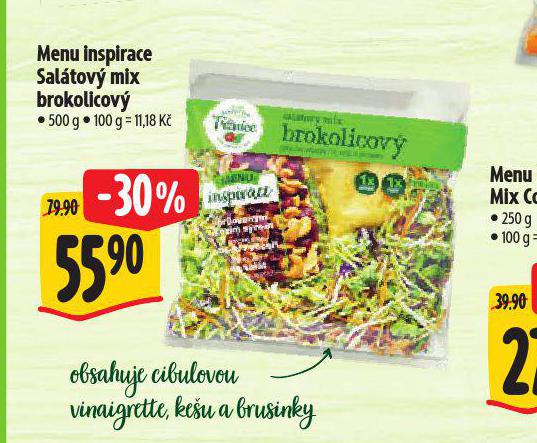 MENU INSPIARACE SALTOV MIX BROKOLICOV