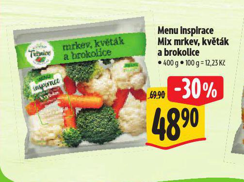MENU INSPIRACE MIX MRKEV, KVTK A BROKOLICE