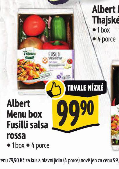 ALBERT MENU BOX FUSILLI SALSA ROSSA