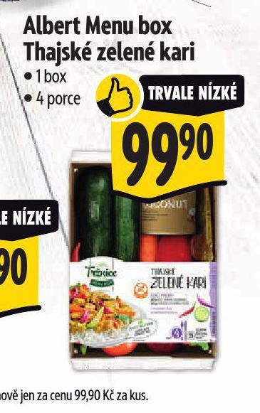 ALBERT MENU BOX THAJSK ZELEN KARI