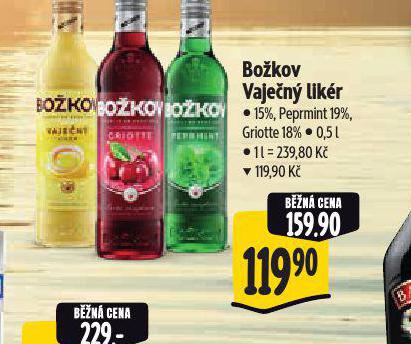 BOKOV VAJEN LIKR, PEPRMINT, GRIOTKA