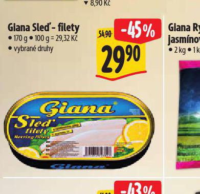 GIANA SLE - FILETY