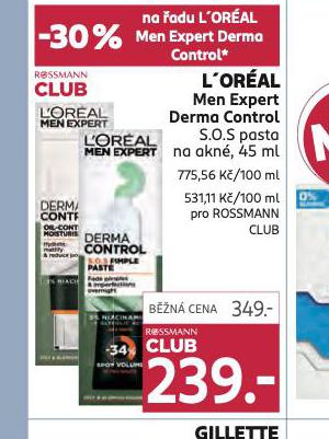 LOREAL MEN EXPERT DERMA CONTROL PASTA NA AKN