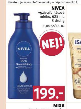 NIVEA VYIVUJC TLOV MLKO