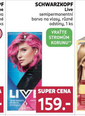 SCHWARKOPF LIVE BARVA NA VLASY