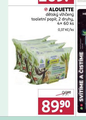 ALOUETTE DTSK VLHEN TOALETN PAPR