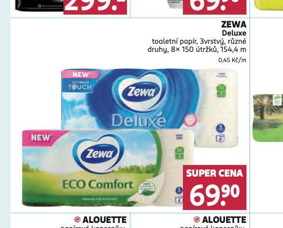 ZEWA DELUXE TOALETN PAPR
