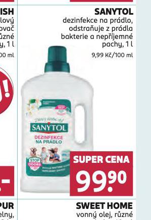 SANYTOL DEZINFEKCE NA PRDLO