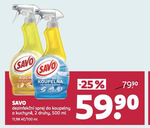 SAVO DEZINFEKCE DO KOUPELNY