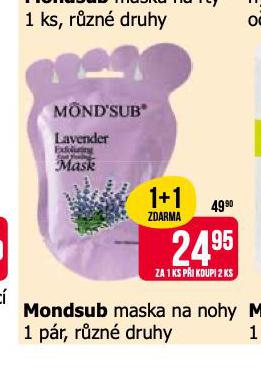 MONDSUB MASKA NA NOHY