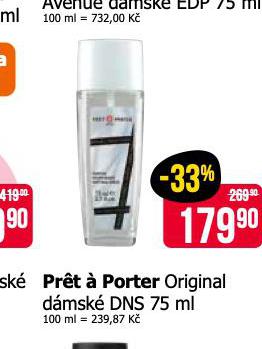 PRET A PORTER ORIGINAL DMSK DNS