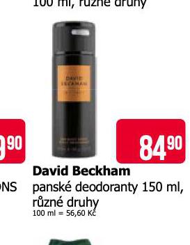 DAVID BECKHAM DEODORANT