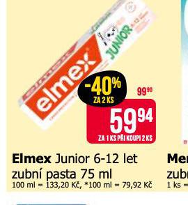 ELMEX JUNIOR ZUBN PASTA