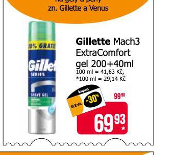 GILLETTE MACH3 EXTRACOMFORT GEL
