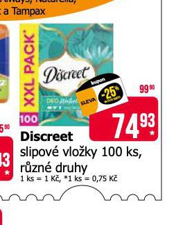 DISCREET SLIPOV VLOKY