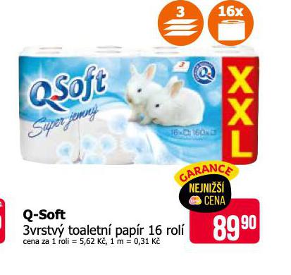 Q SOFT TOALETN PAPR