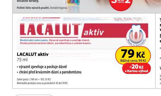 LACALUT ZUBN PASTA