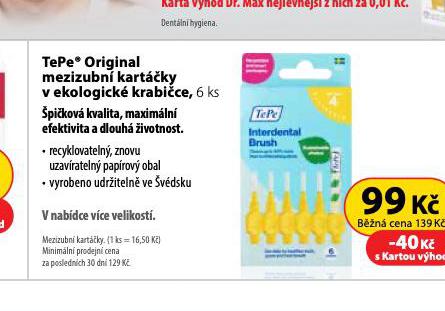 TEPE MEZIZUBN KARTKY