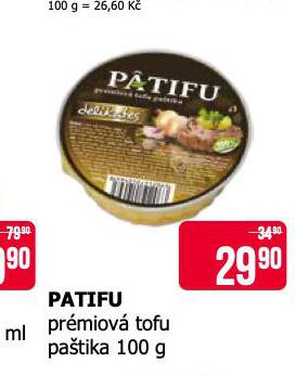 VETO PATIFU PRMIOV TOFU PATIKA