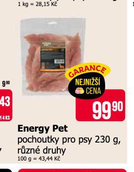 ENERGY PET POCHOUTKY  PRO PSY