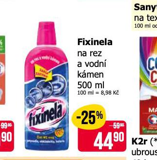 FIXINELA NA REZ A VODN KMEN