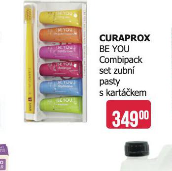 CURAPROX BE YOU COMBIPACK SET ZUBN PASTY S KARTKEM