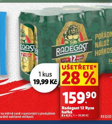 PIVO RADEGAST RYZE HOK 12