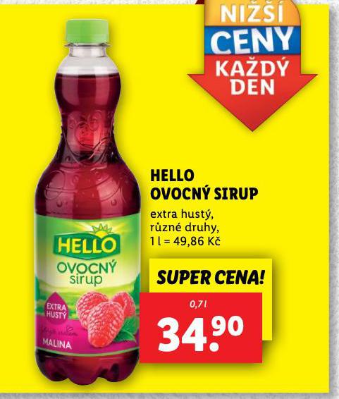 HELLO OVOCN SIRUP