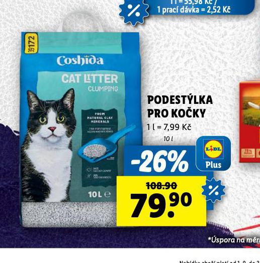 COSHIDA PODESTLKA PRO KOKY