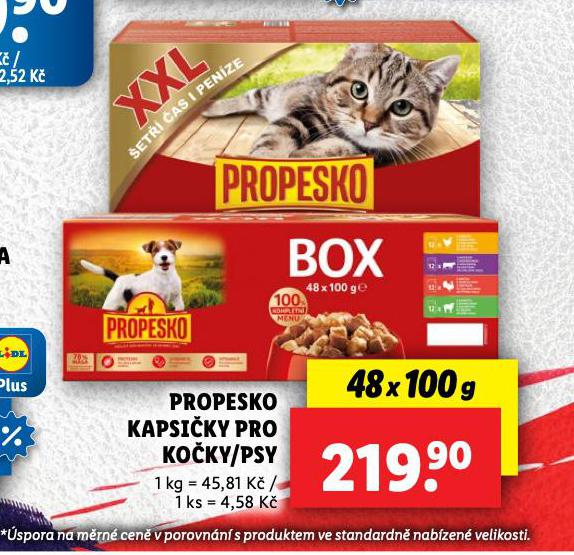 PROPESKO KAPSIKY PRO KOKY