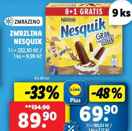 ZMRZLINA NESQUIK