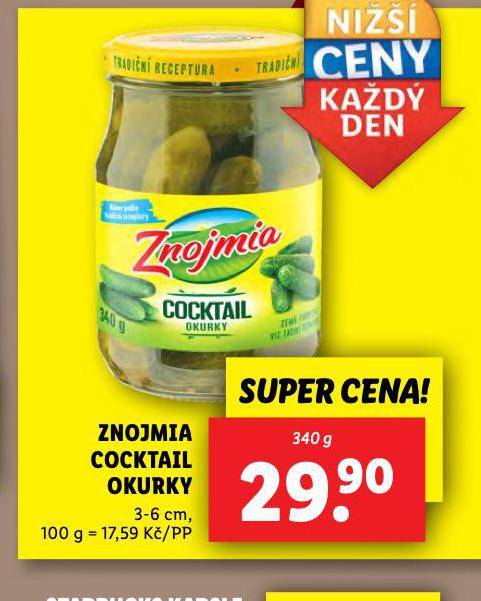 ZNOJMIA COCKTAIL OKURKY