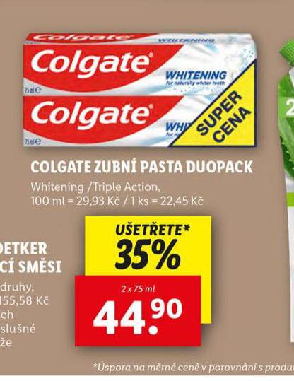 COLGATE ZUBN PASTA DUOPACK