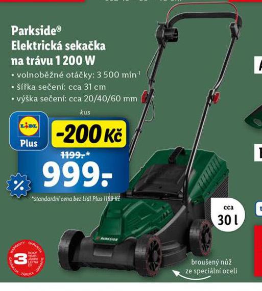 ELEKTRICK SEKAKA NA TRVU 1200 W
