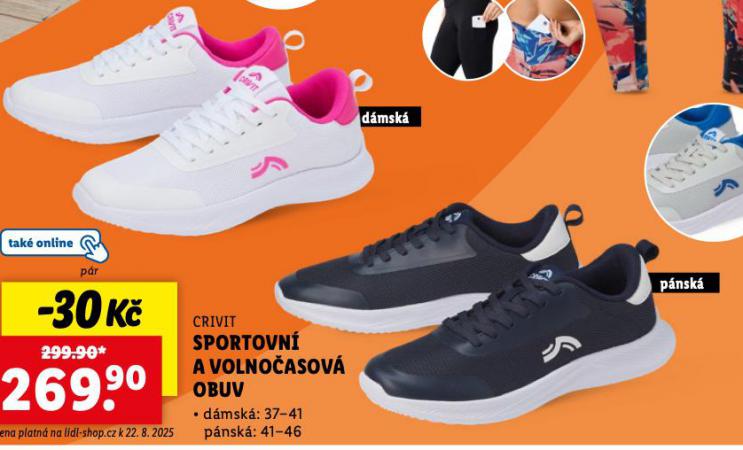SPORTOVN A VOLNOASOV OBUV