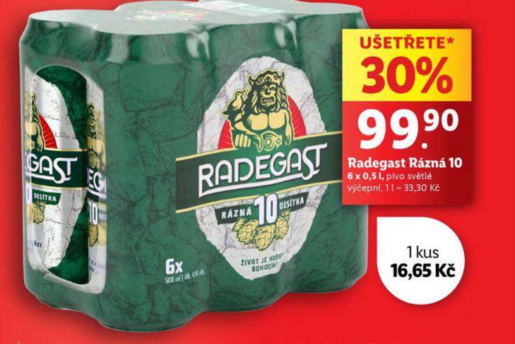 PIVO RADEGAST RZN 10