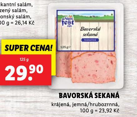 BAVORSK SEKAN