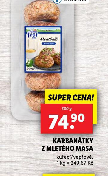 KARBANTKY Z MLETHO MASA